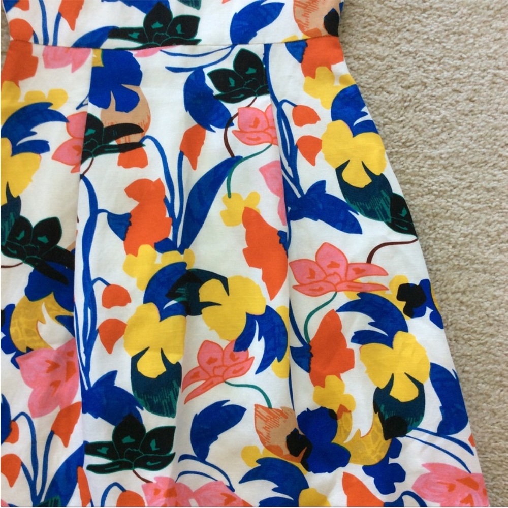 J. Crew A Line Dress in Morning Floral - Picture 4 of 6